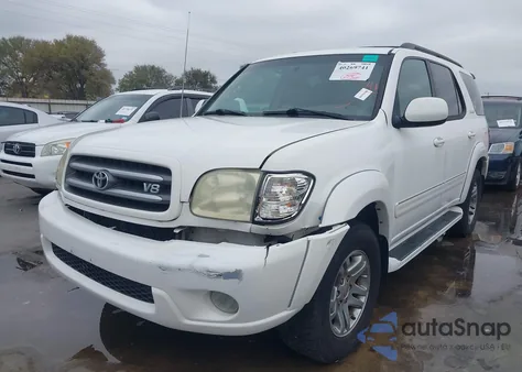 2004 Toyota Sequoia Limited V8 from USA, damaged, VIN 5TDBT48A34S206436